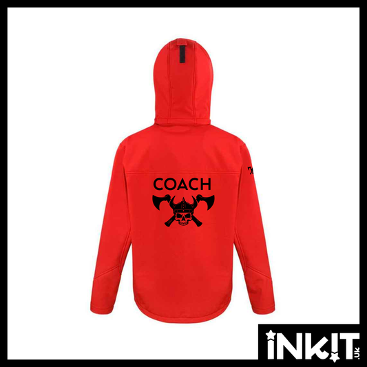 Leyland Raiders Soft Shell Hooded Jacket - Coach