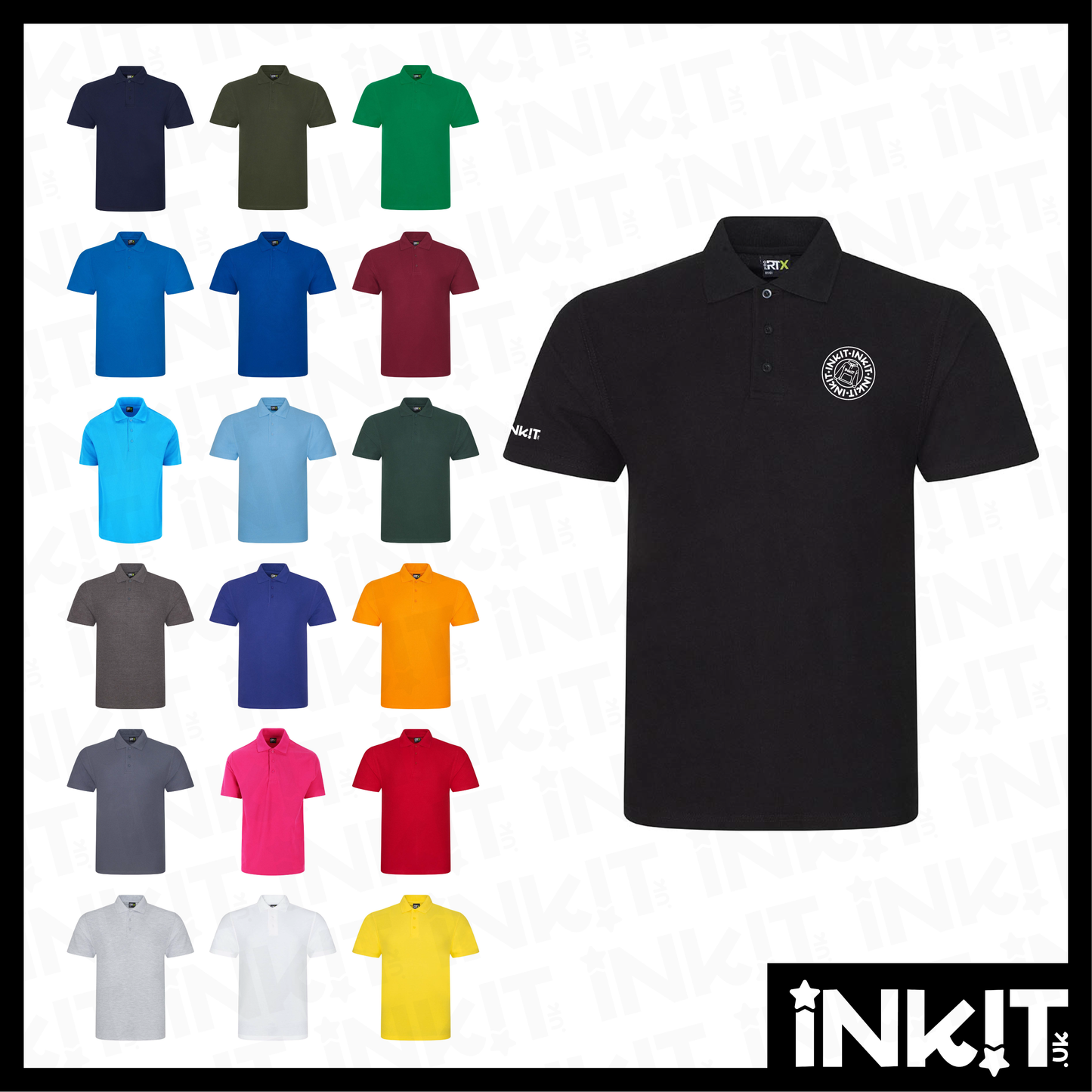 Custom Printed Polo Shirt - Unisex Fit