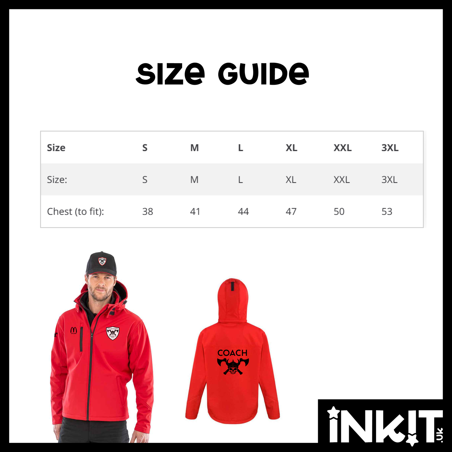 Leyland Raiders Soft Shell Hooded Jacket - Coach