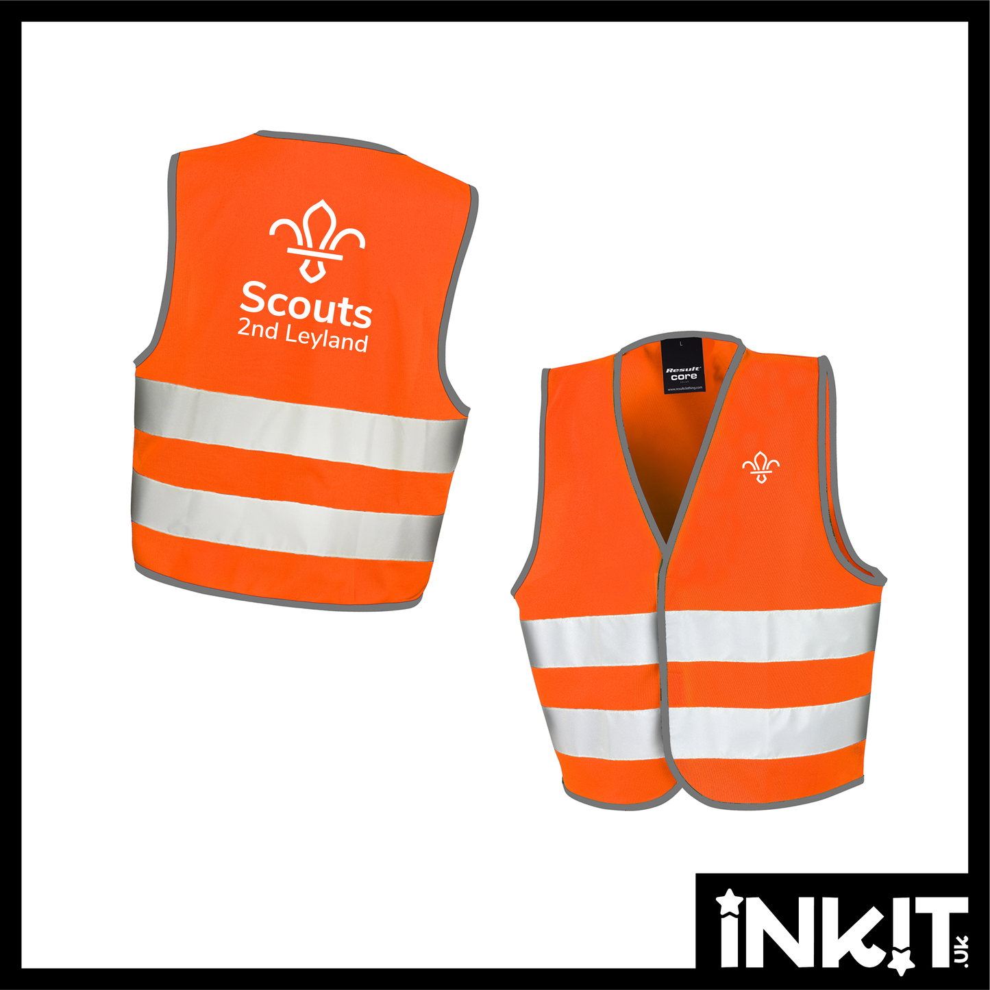 Kids Enhanced Vis Vest - Printed Hi-Vis