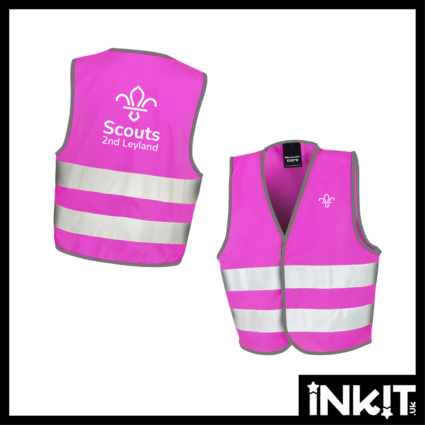 Kids Enhanced Vis Vest - Printed Hi-Vis