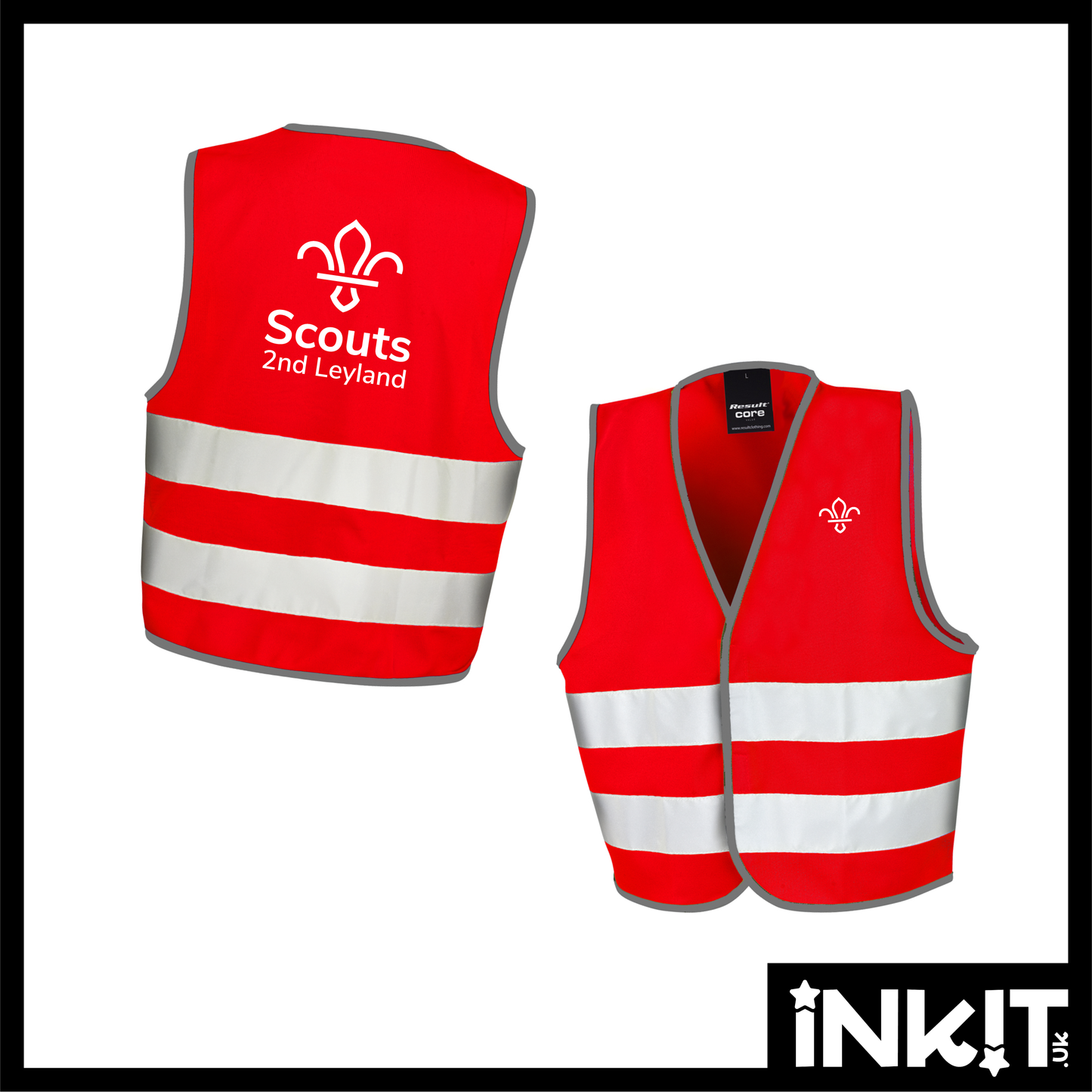 Kids Enhanced Vis Vest - Printed Hi-Vis