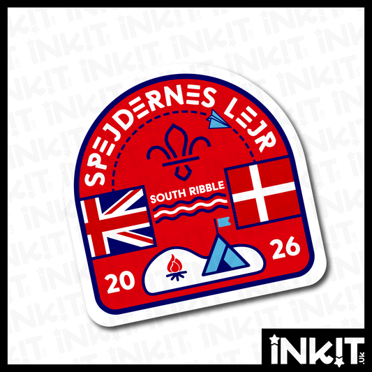 Denmark Jamboree Glossy Vinyl Stickers