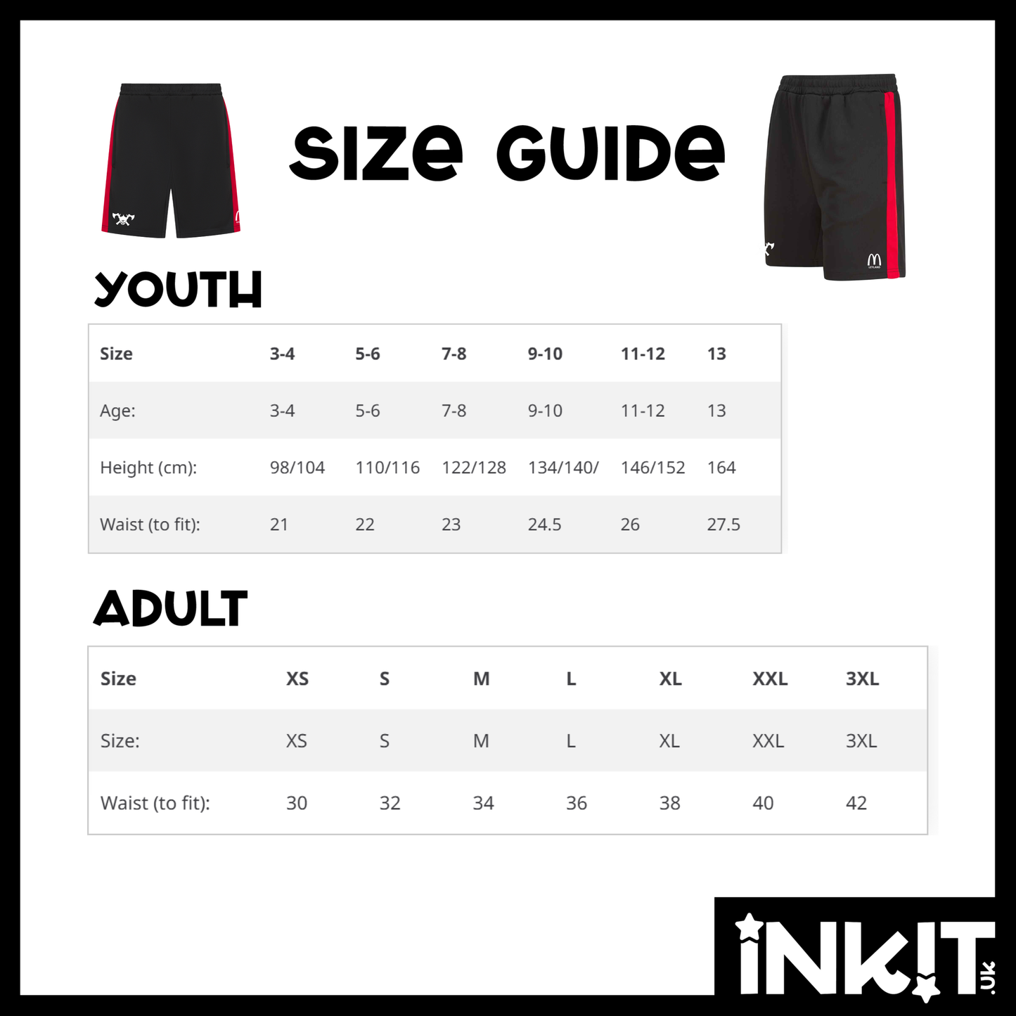 Leyland Raiders Training Shorts - Youth