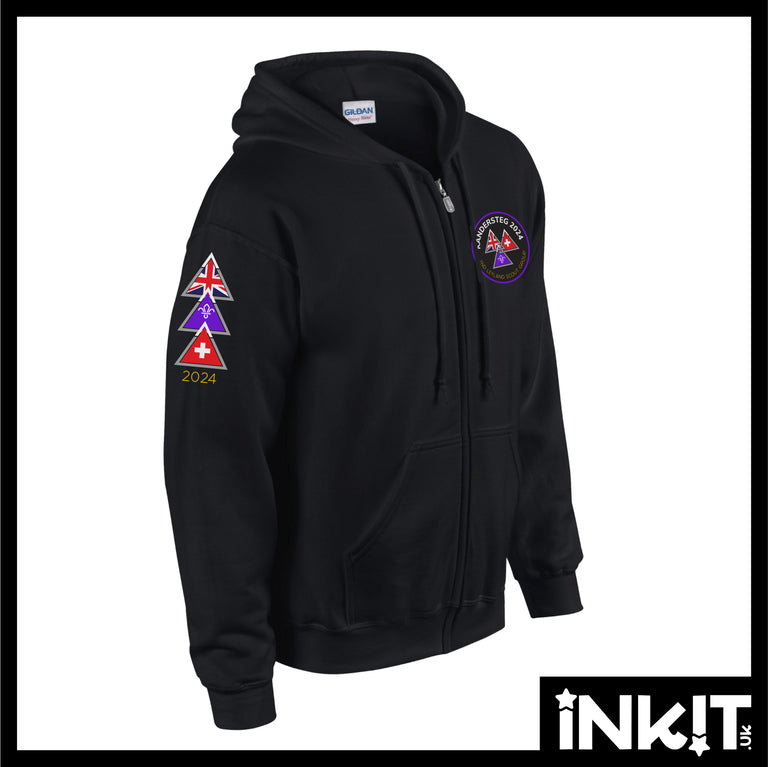 Trip Zip Up Hoodie