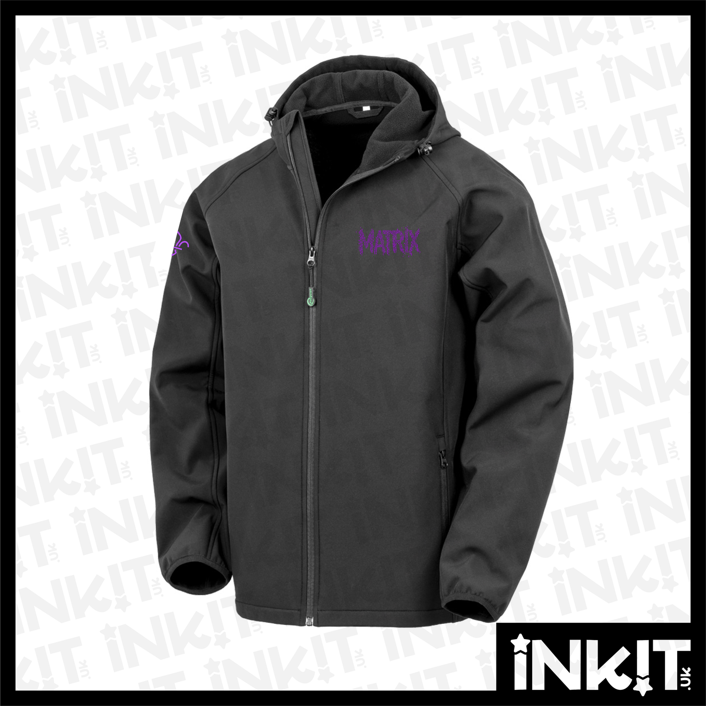 Matrix Hooded Unisex Softshell Jacket