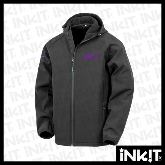 Matrix Hooded Unisex Softshell Jacket
