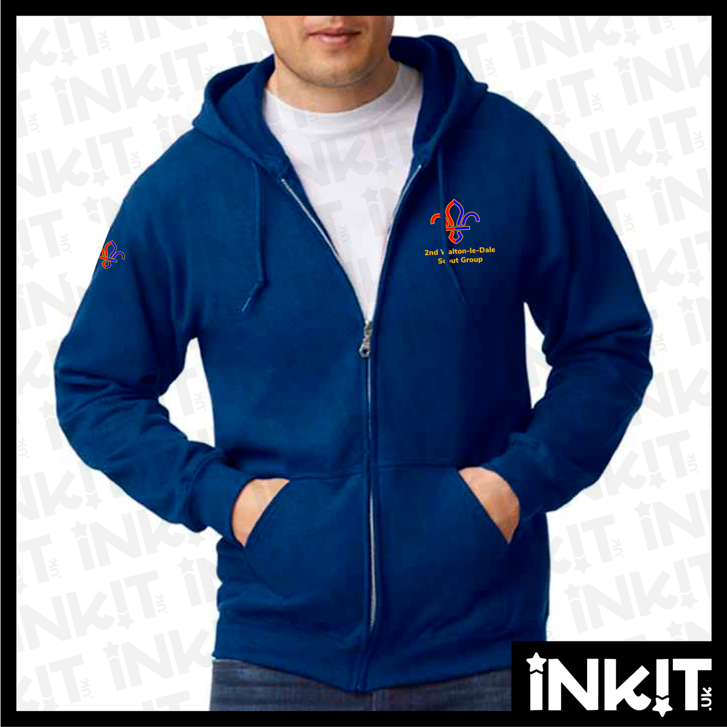 2nd Walton-le-Dale Adult Group Zip Up Hoodie
