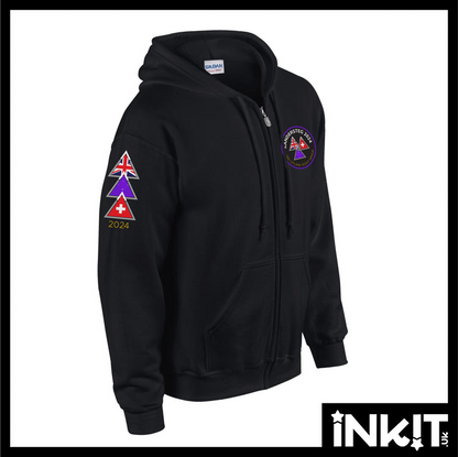 Trip Zip Up Hoodie