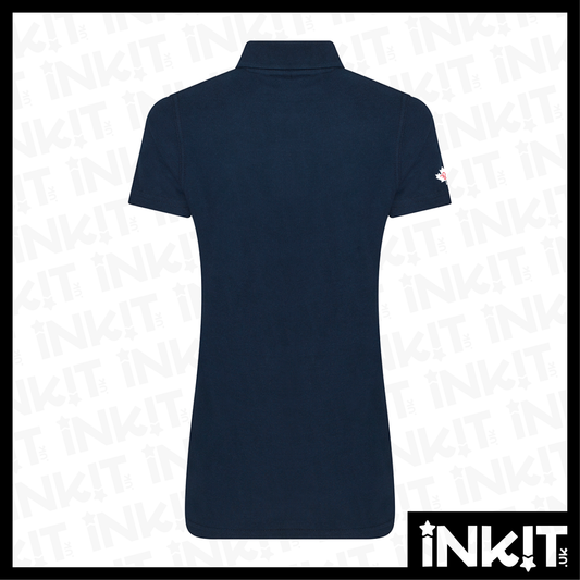 Red Rose Canada Adult Polo Shirt - Ladies Fit