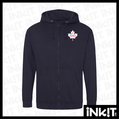 Red Rose Canada 2026 Zip Up Hoodie