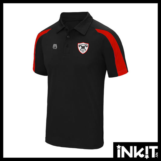 Leyland Raiders Adult Polo - Black