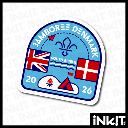 Denmark Jamboree Glossy Vinyl Stickers
