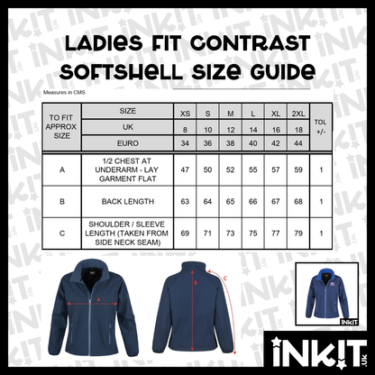 Callisto Explorer Unit Contrast Softshell Jacket - Ladies Fit