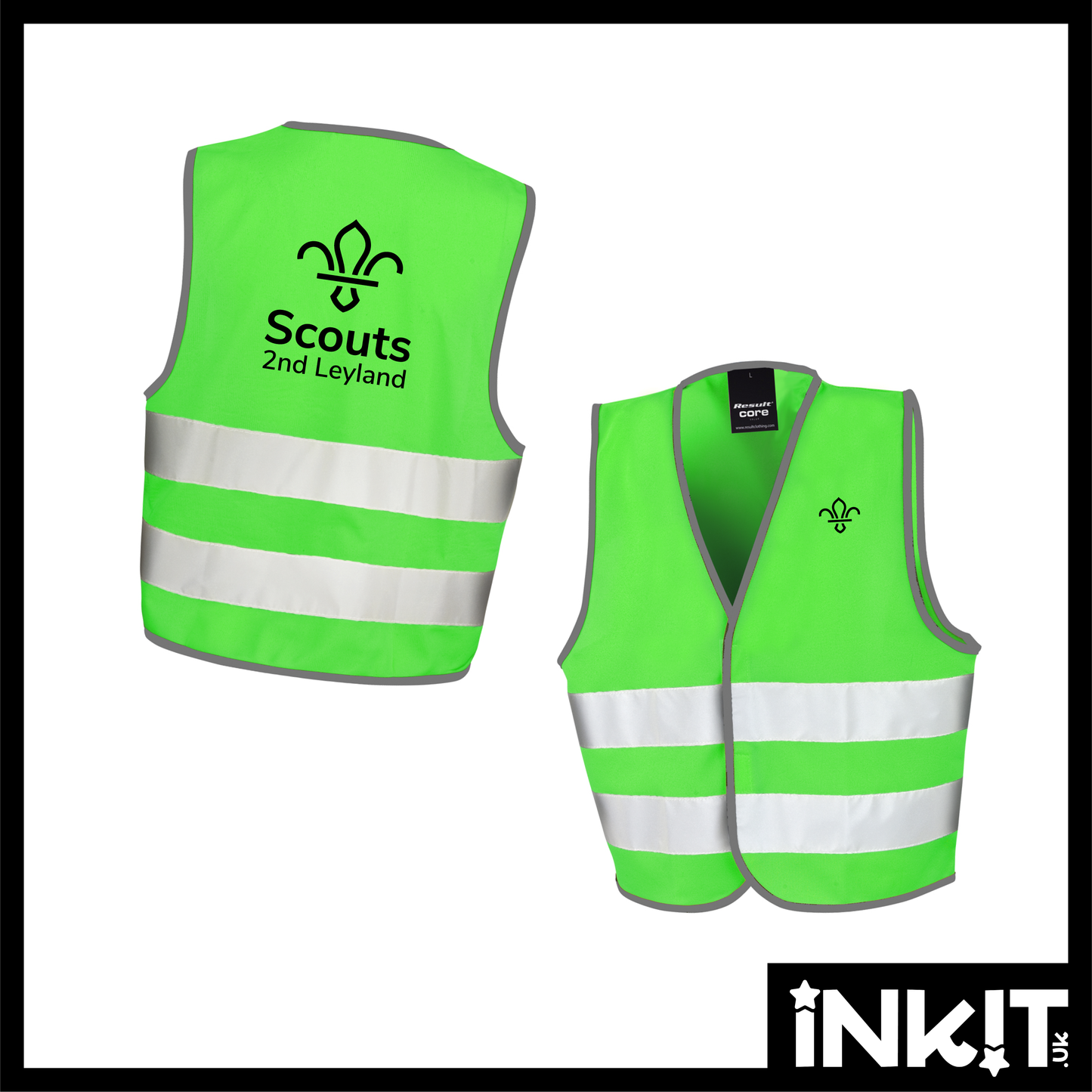 Kids Enhanced Vis Vest - Printed Hi-Vis
