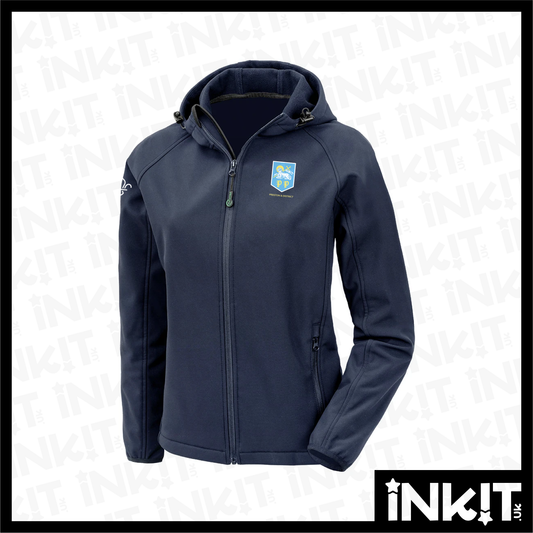 Preston & District Hooded Softshell Jacket - Ladies Fit
