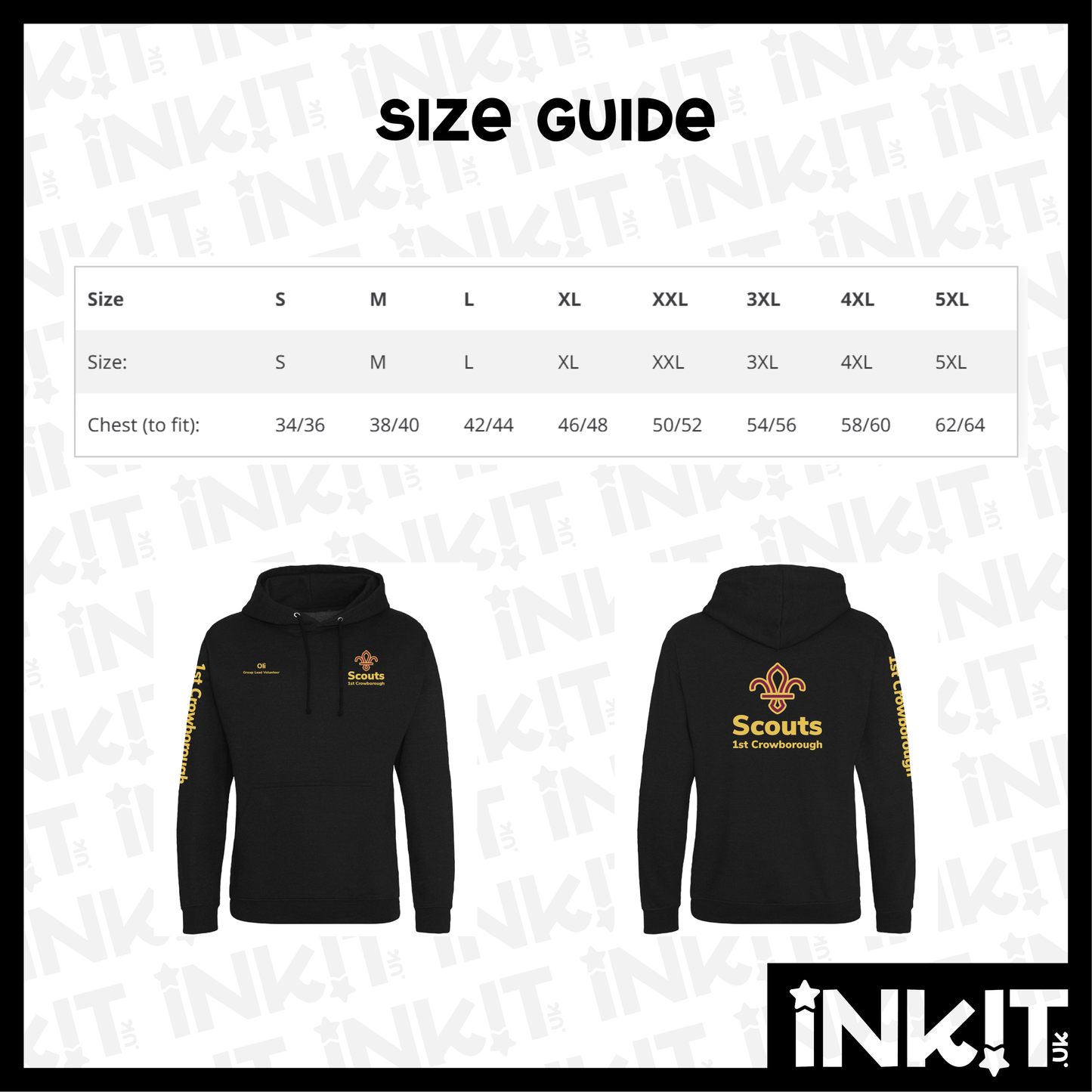 1st Crowborough Scout Group Leader Hoodie