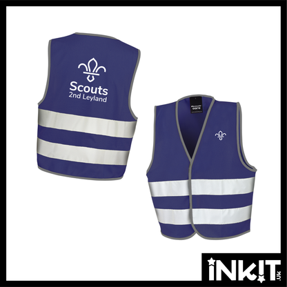 Kids Enhanced Vis Vest - Printed Hi-Vis