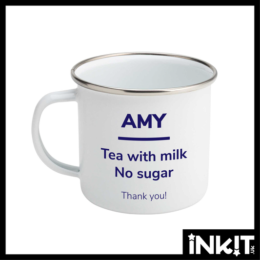 Printed Enamel Mugs