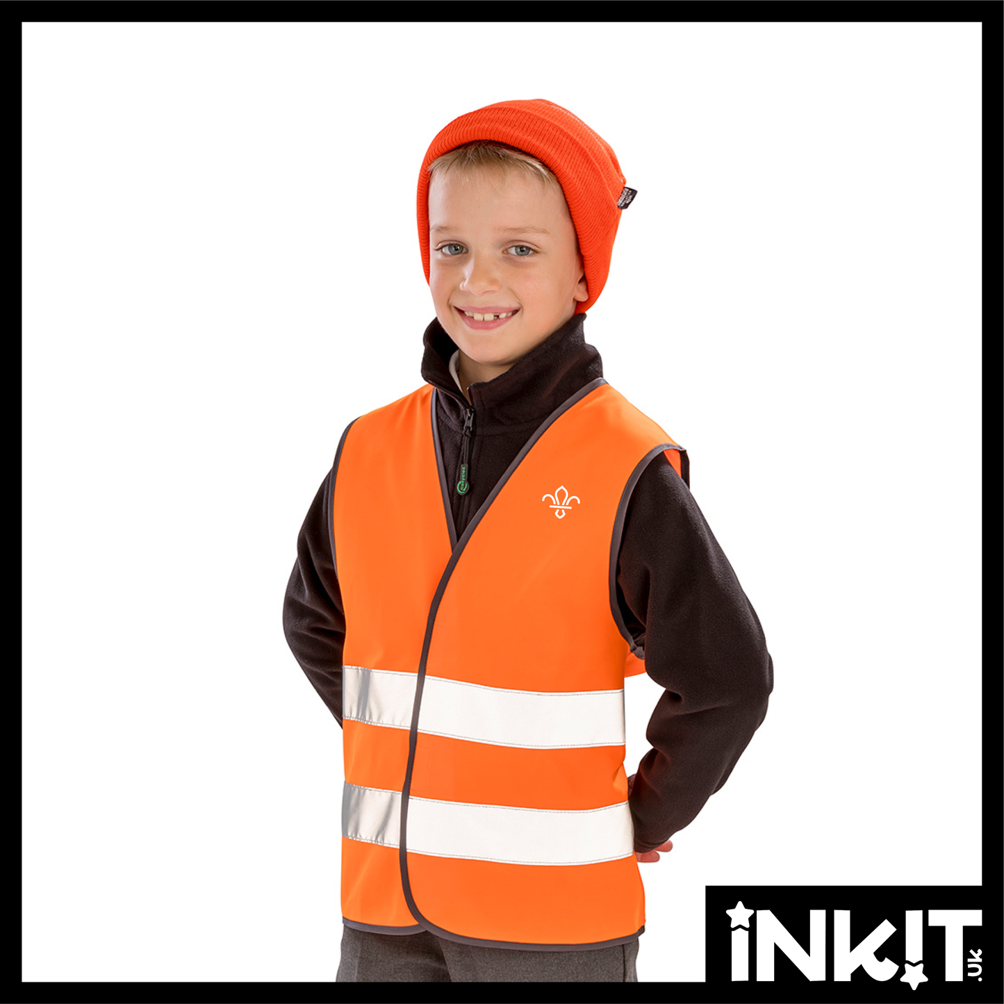 Kids Enhanced Vis Vest - Printed Hi-Vis