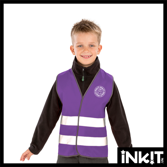 Kids Enhanced Vis Vest - Printed Hi-Vis