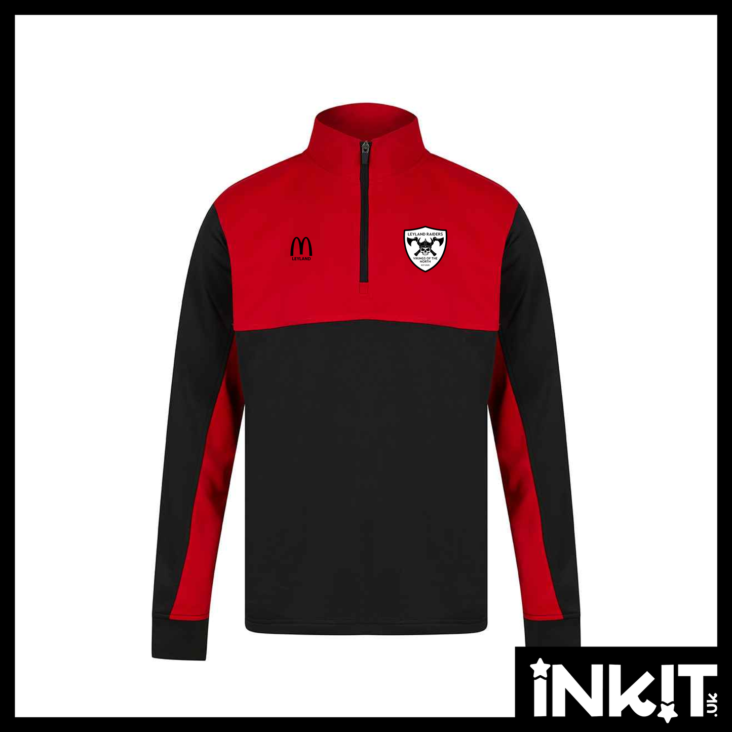 Leyland Raiders 1/4 Zip Tracksuit Top - Youth