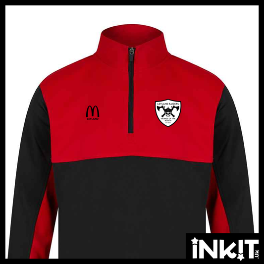 Leyland Raiders 1/4 Zip Tracksuit Top - Youth