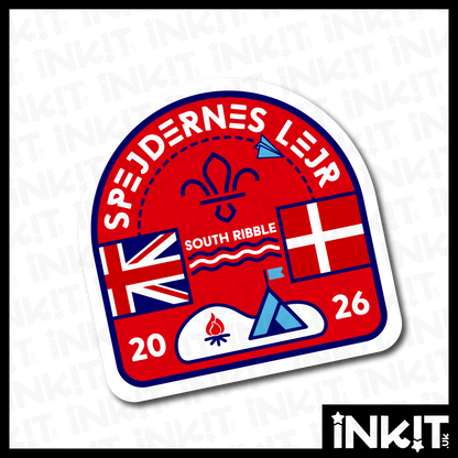 Denmark Jamboree Glossy Vinyl Stickers