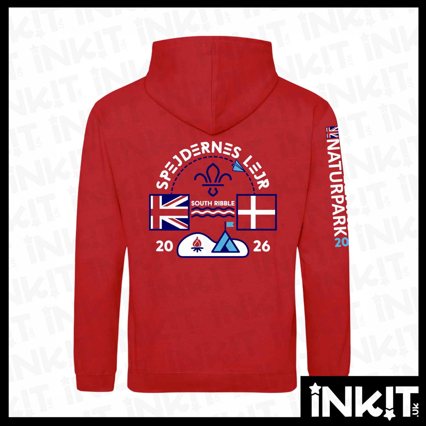 Denmark Jamboree Hoodie - Red