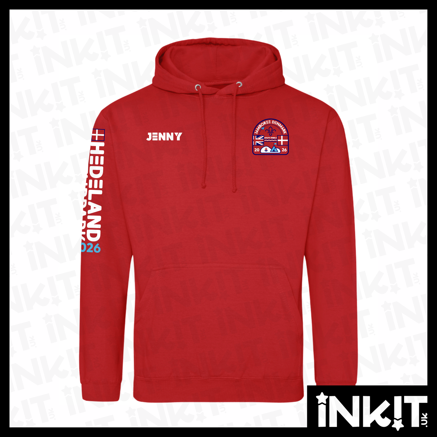 Denmark Jamboree Hoodie - Red