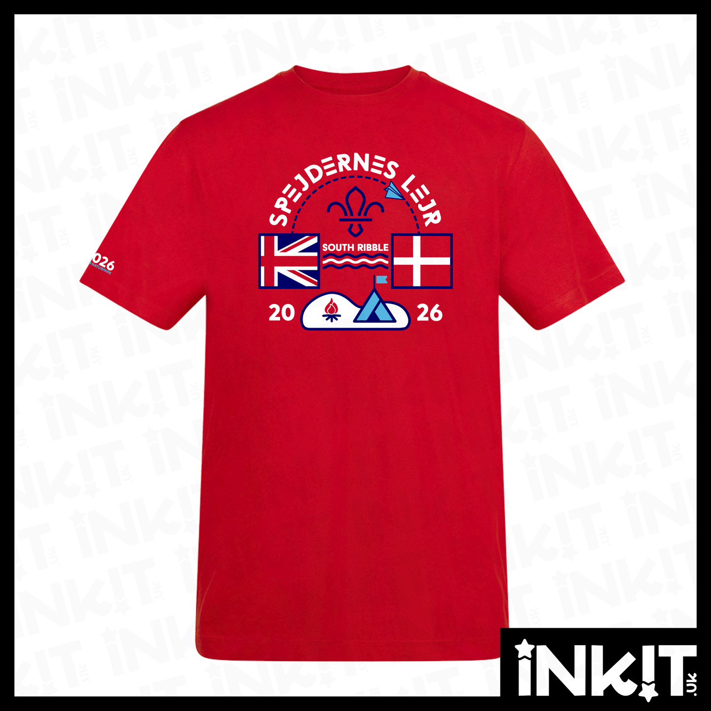 Denmark Jamboree T-shirt - Red