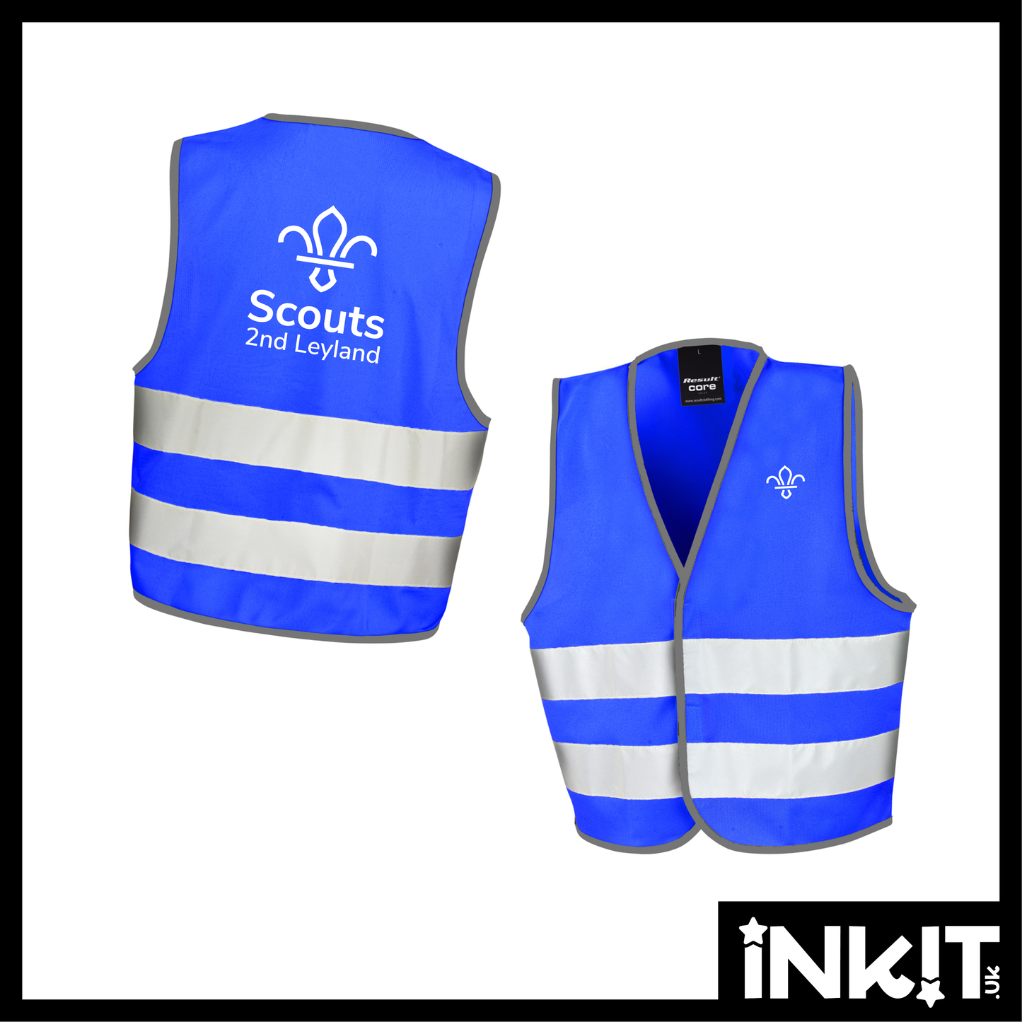 Kids Enhanced Vis Vest - Printed Hi-Vis