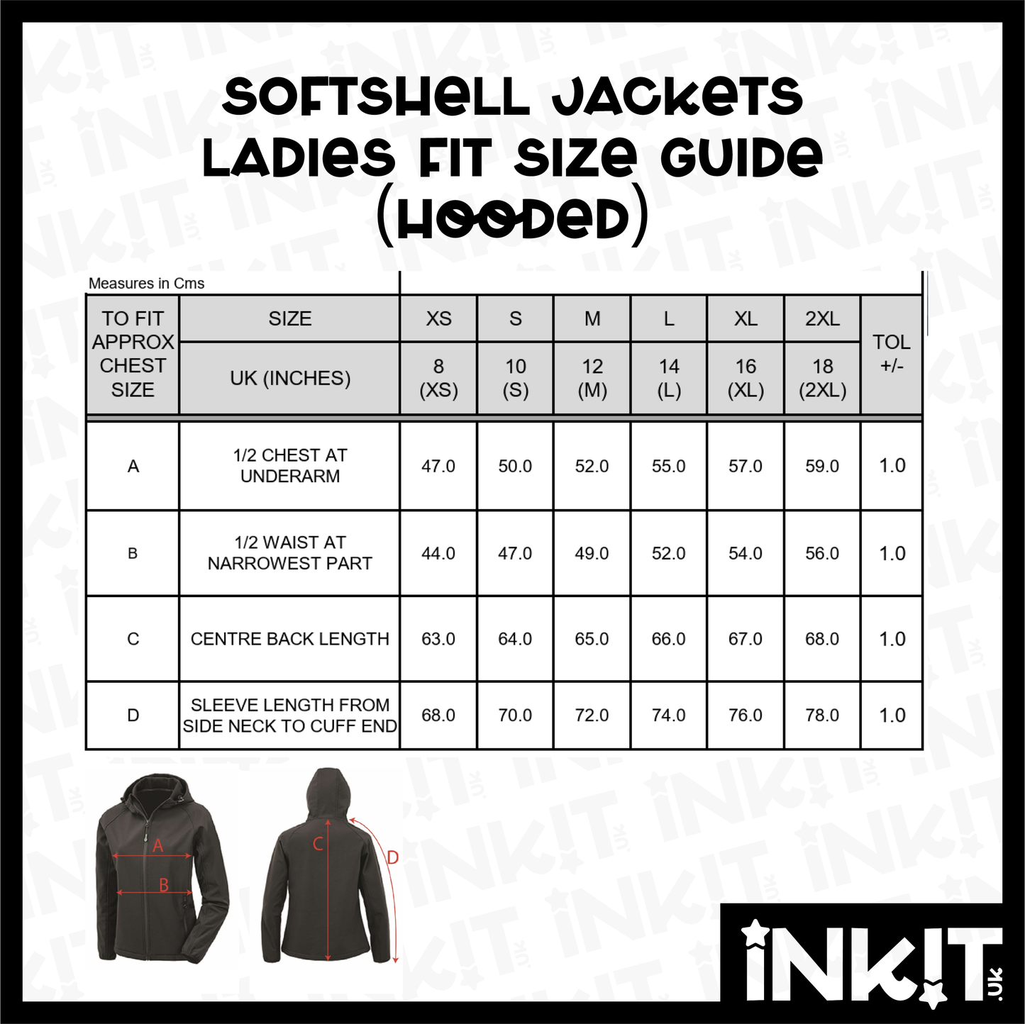 Preston & District Hooded Softshell Jacket - Ladies Fit