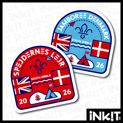 Denmark Jamboree Glossy Vinyl Stickers