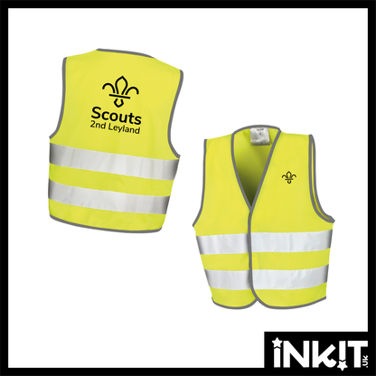 Kids Enhanced Vis Vest - Printed Hi-Vis