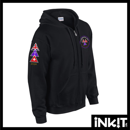 Trip Zip Up Hoodie